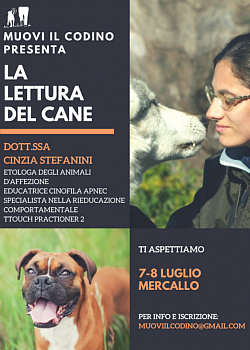 La lettura del cane con Cinzia Stefanini